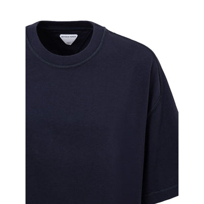 T-shirt en coton bleu Bottega Veneta