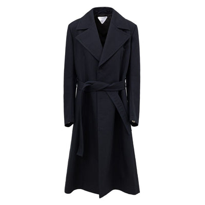 Manteau-tranchée en coton bleu de Bottega Veneta