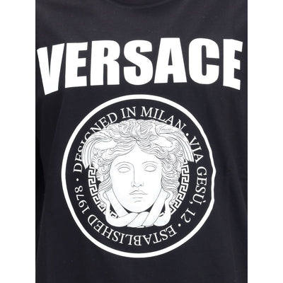 Versace T-shirt met iconisch Medusa-hoofd