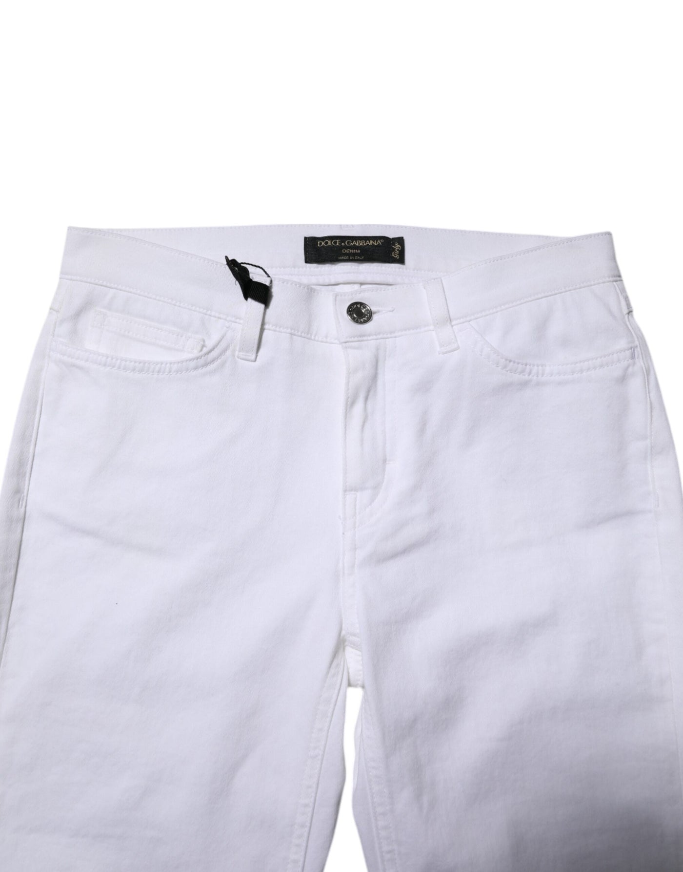 Jean skinny taille moyenne blanc GRACE de Dolce &amp; Gabbana 