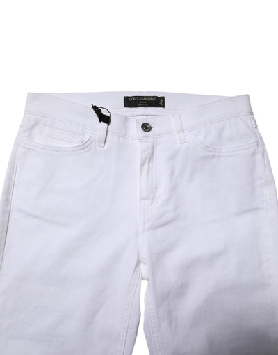 Jean skinny taille moyenne blanc GRACE de Dolce &amp; Gabbana 