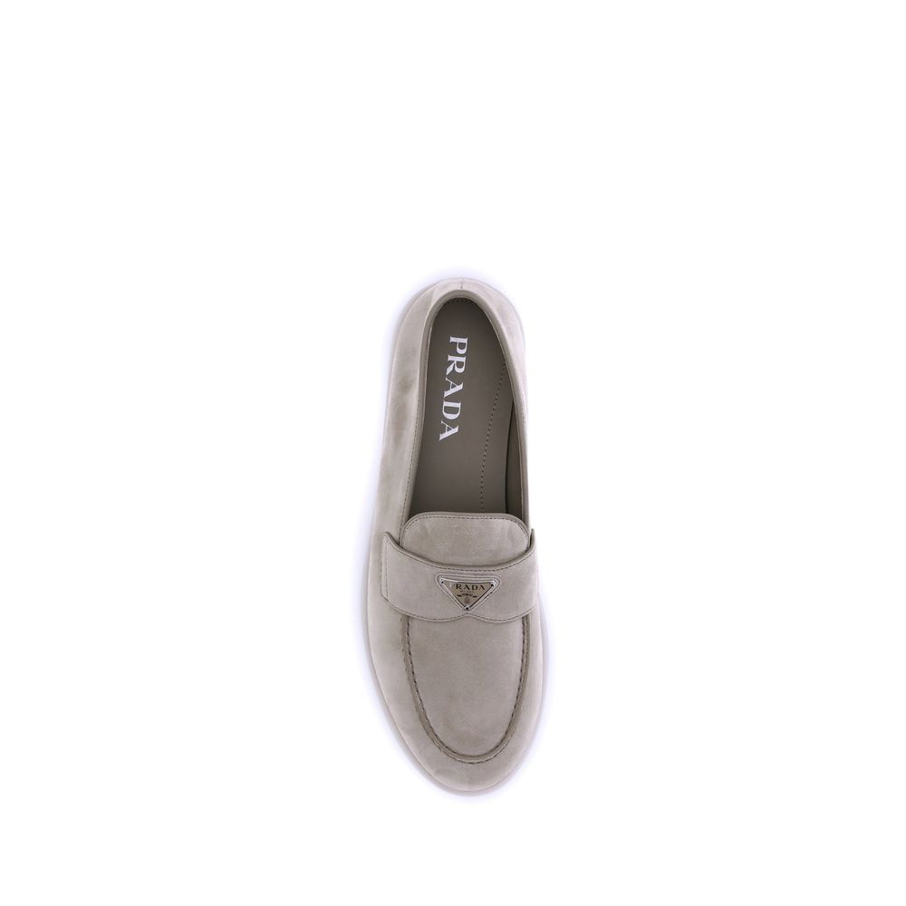 Prada suède loafers