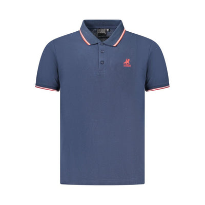 U.S. Grand Polo Blue Cotton Men Polo Shirt