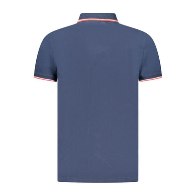 U.S. Grand Polo Blue Cotton Men Polo Shirt