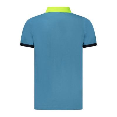 Norway 1963 Blue Cotton Men Polo Shirt