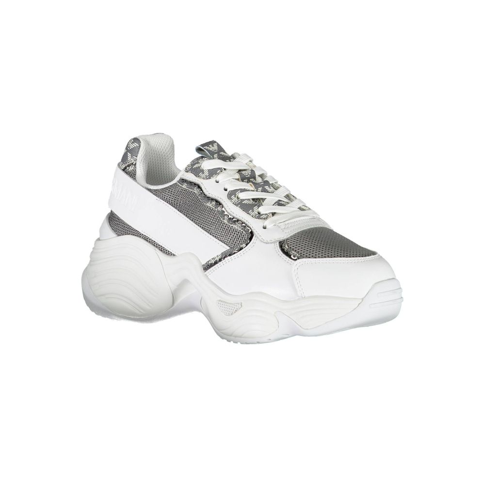 Emporio Armani witte polyester sneaker
