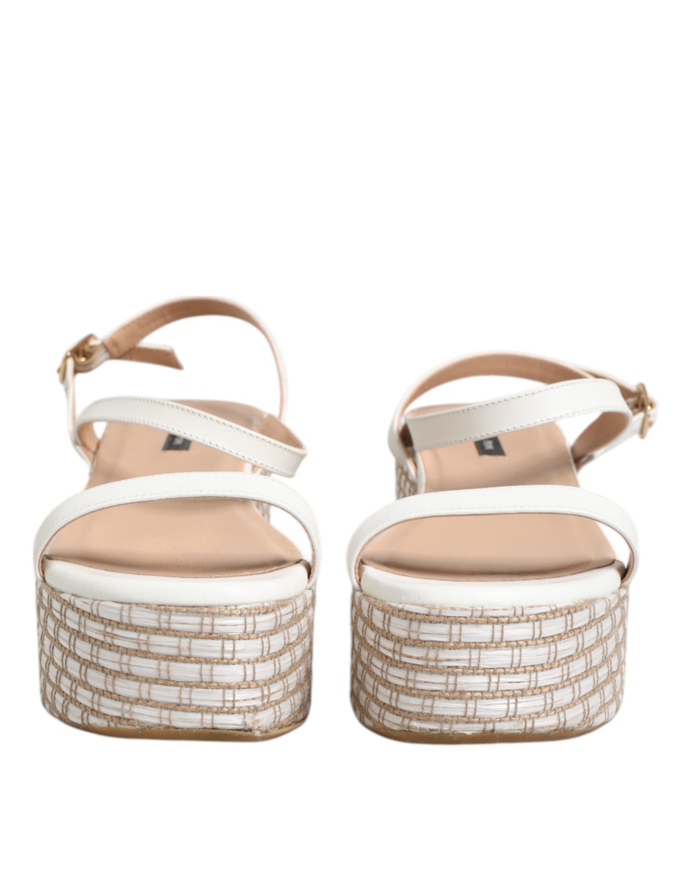 Patrizia Pepe Witte Espadrilles Enkelband Sandalen Schoenen