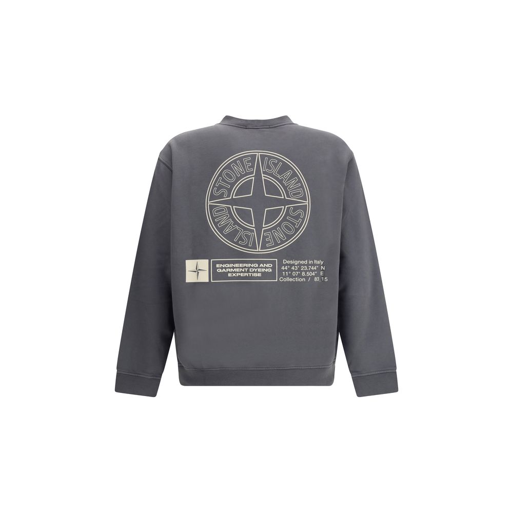 Sweat-shirt avec logo Stone Island