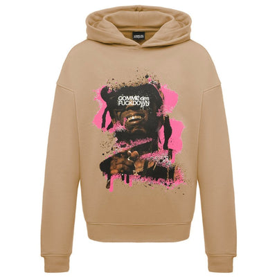 Pull en coton brun pour homme Comme Des Fuckdown