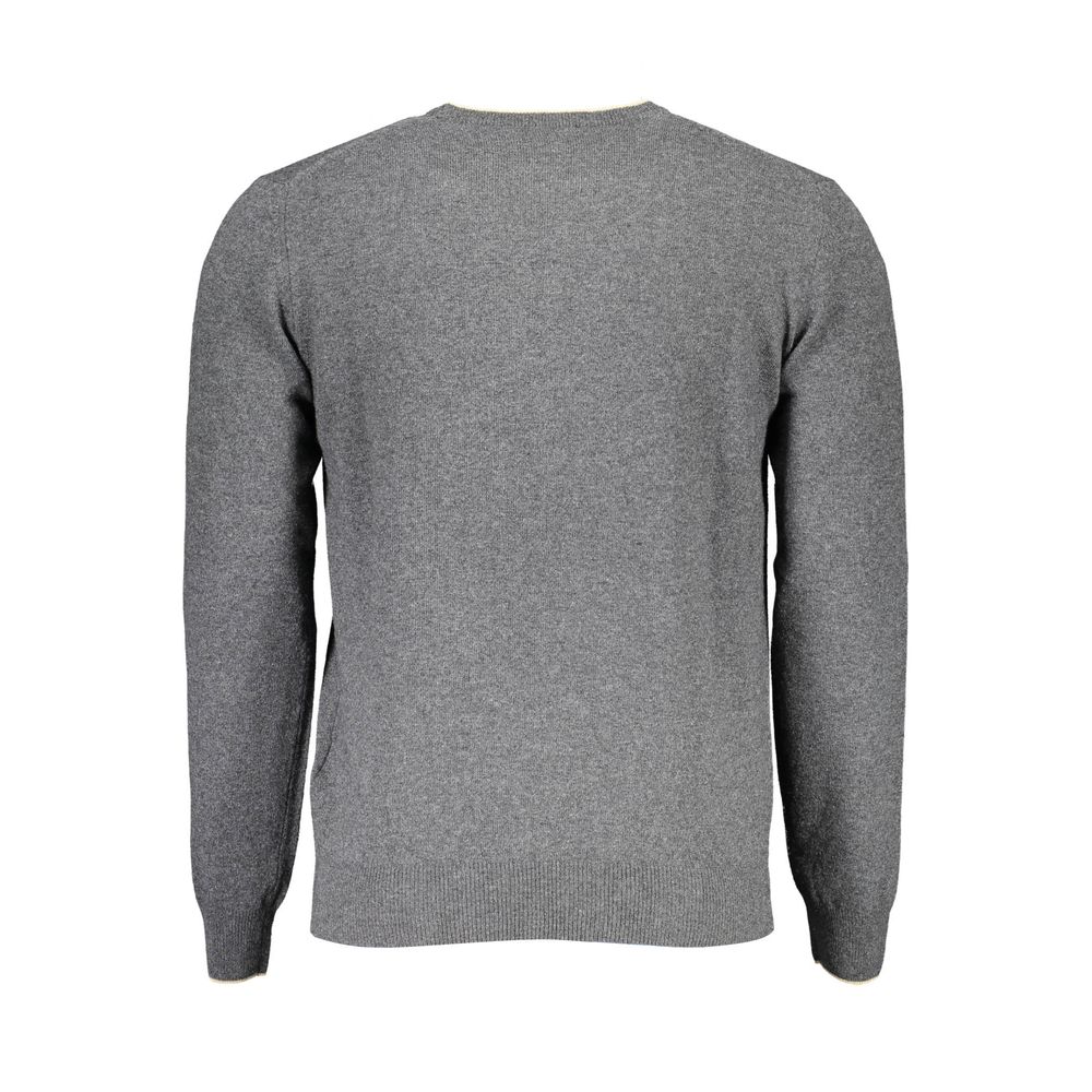 Pull en laine grise Harmont &amp; Blaine