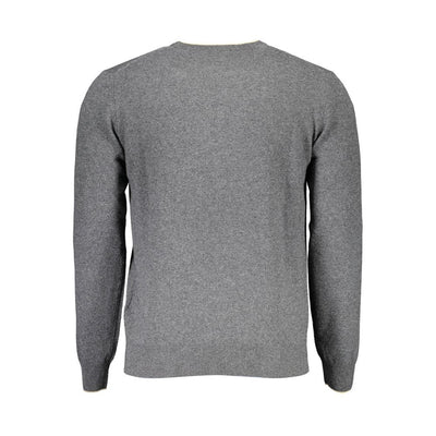 Pull en laine grise Harmont &amp; Blaine
