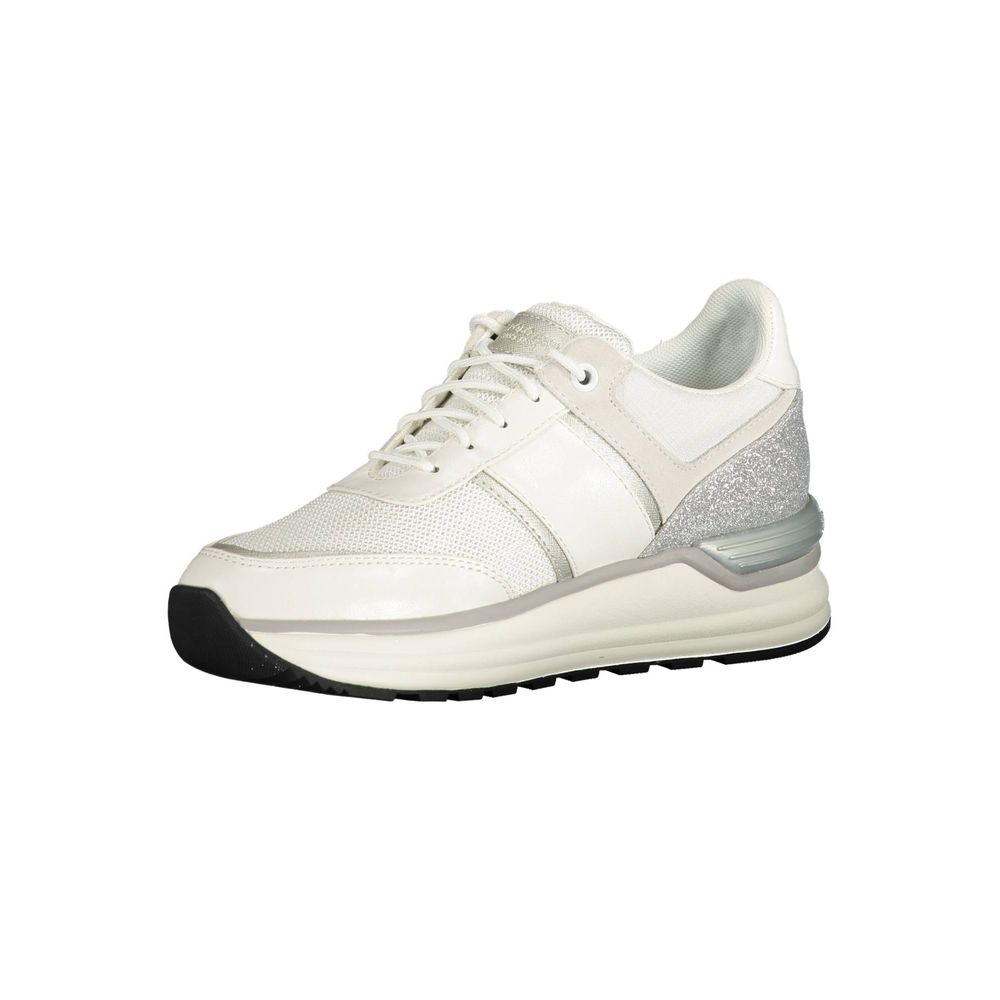 Baskets blanches en polyester US POLO ASSN.