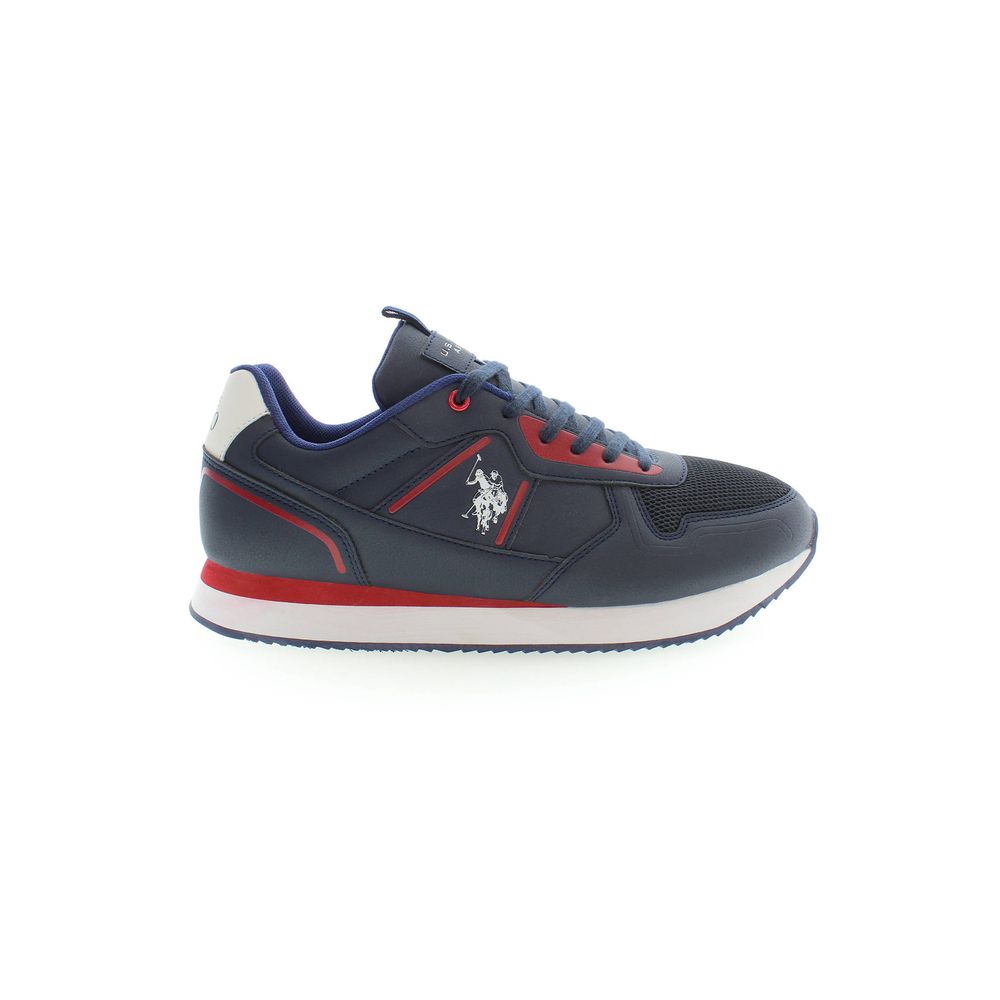 US POLO ASSN. Blauwe polyester sneaker
