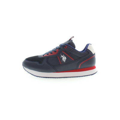 US POLO ASSN. Blauwe polyester sneaker