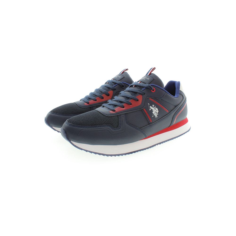 US POLO ASSN. Blauwe polyester sneaker
