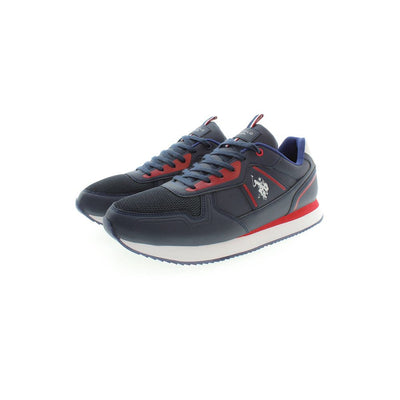 US POLO ASSN. Blauwe polyester sneaker