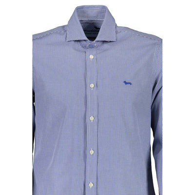 Harmont & Blaine Blue Cotton Shirt