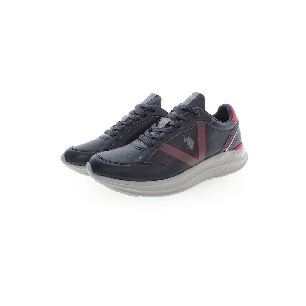 US POLO ASSN. Blauwe polyester sneaker