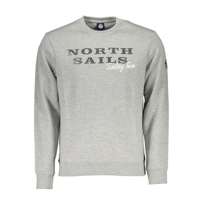 North Sails Gray Cotton Sweater