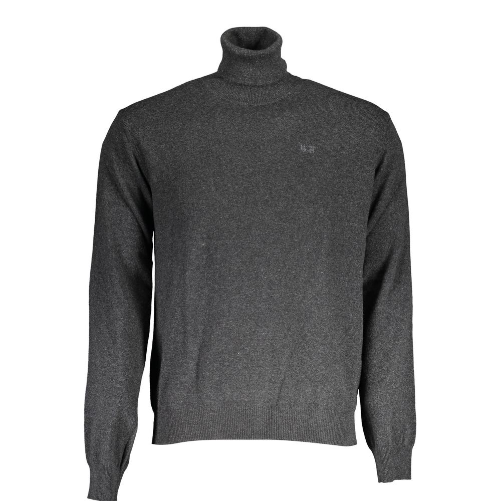 Pull en laine grise La Martina