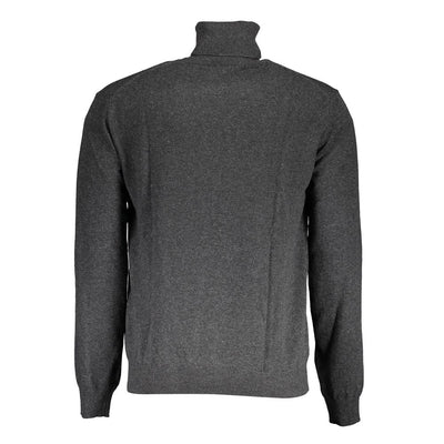 Pull en laine grise La Martina