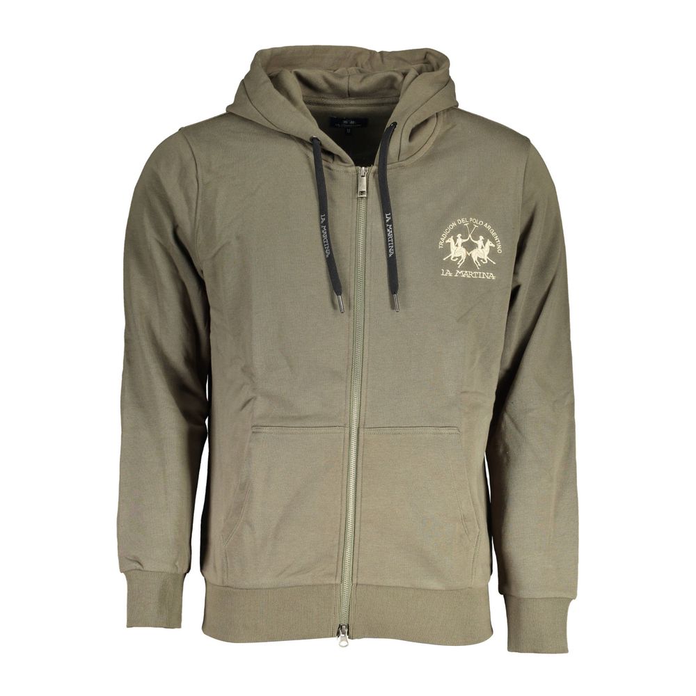 Pull en coton vert La Martina