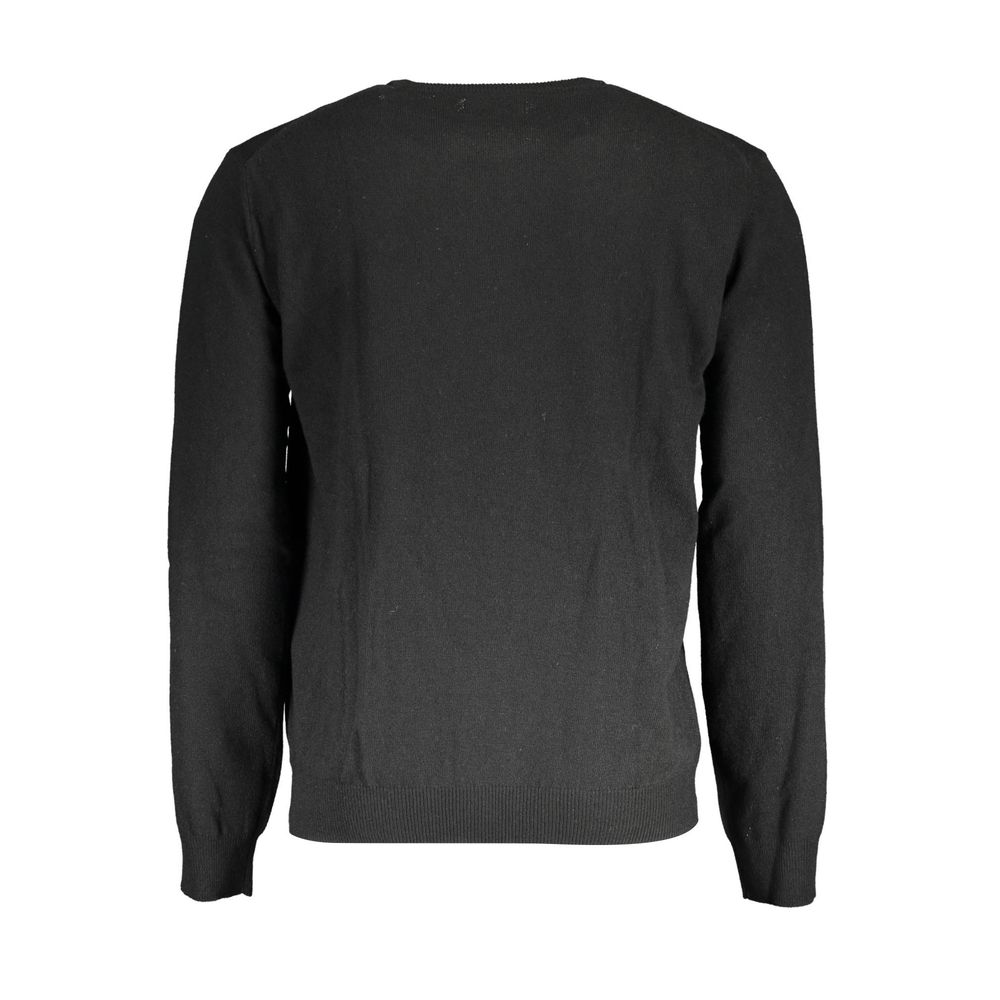 Pull en laine noire La Martina
