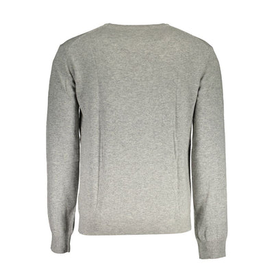 Pull en laine grise La Martina