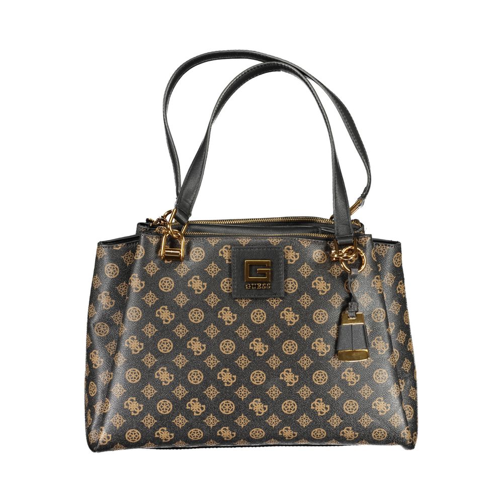 Sac à main Guess Jeans en polyéthylène marron