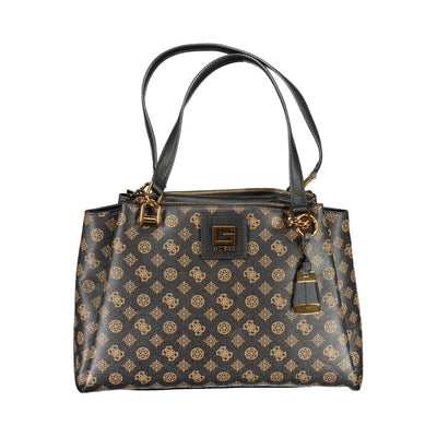 Sac à main Guess Jeans en polyéthylène marron