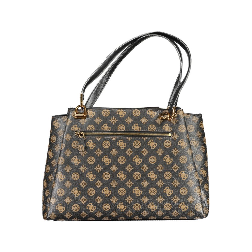 Sac à main Guess Jeans en polyéthylène marron