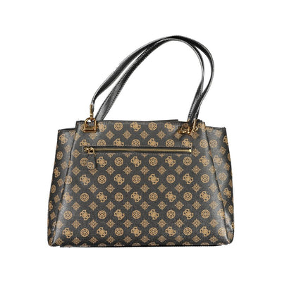 Sac à main Guess Jeans en polyéthylène marron