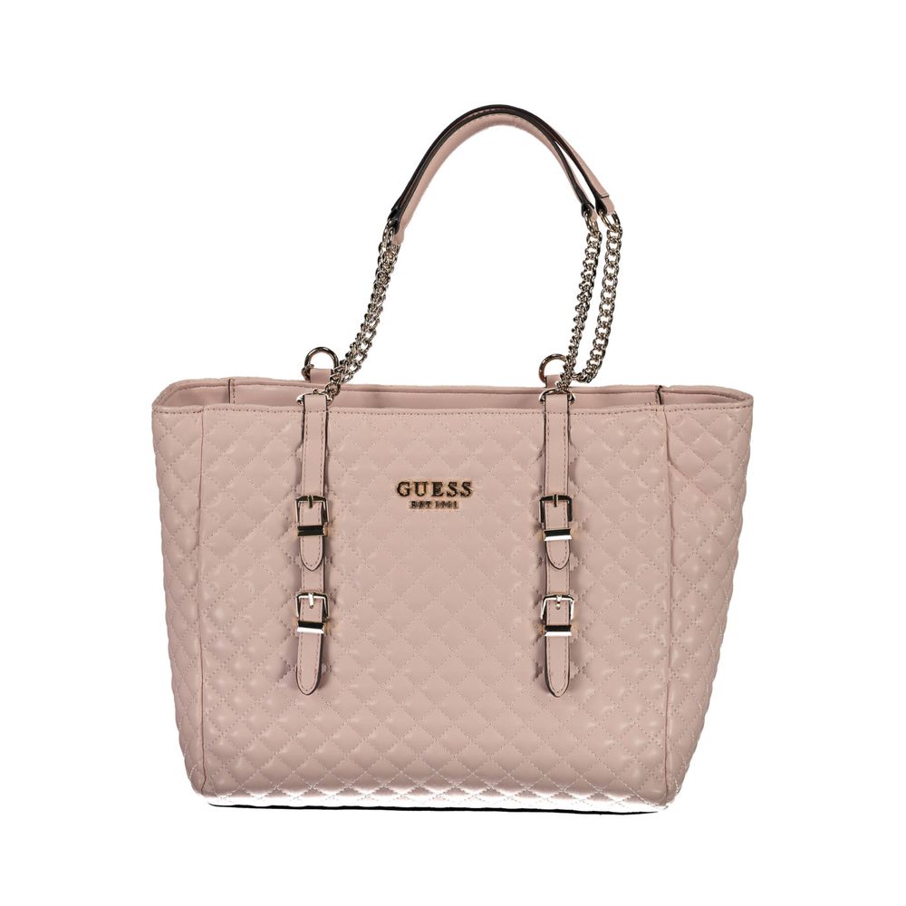 Sac à main Guess Jeans en polyéthylène rose