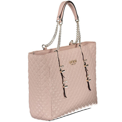 Sac à main Guess Jeans en polyéthylène rose