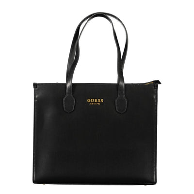 Sac à main Guess Jeans en polyéthylène noir