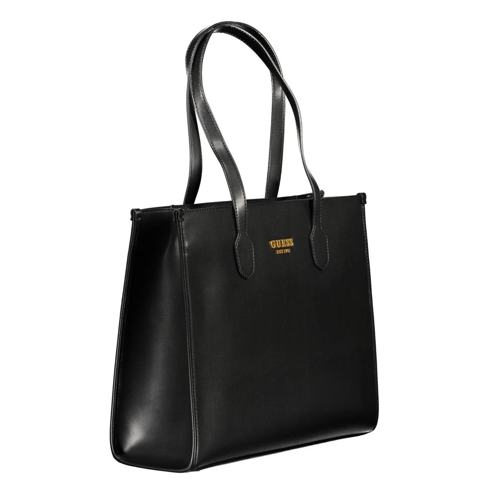 Sac à main Guess Jeans en polyéthylène noir