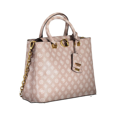 Sac à main Guess Jeans en polyéthylène rose