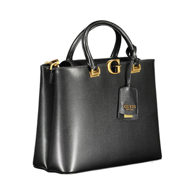 Sac à main Guess Jeans en polyéthylène noir