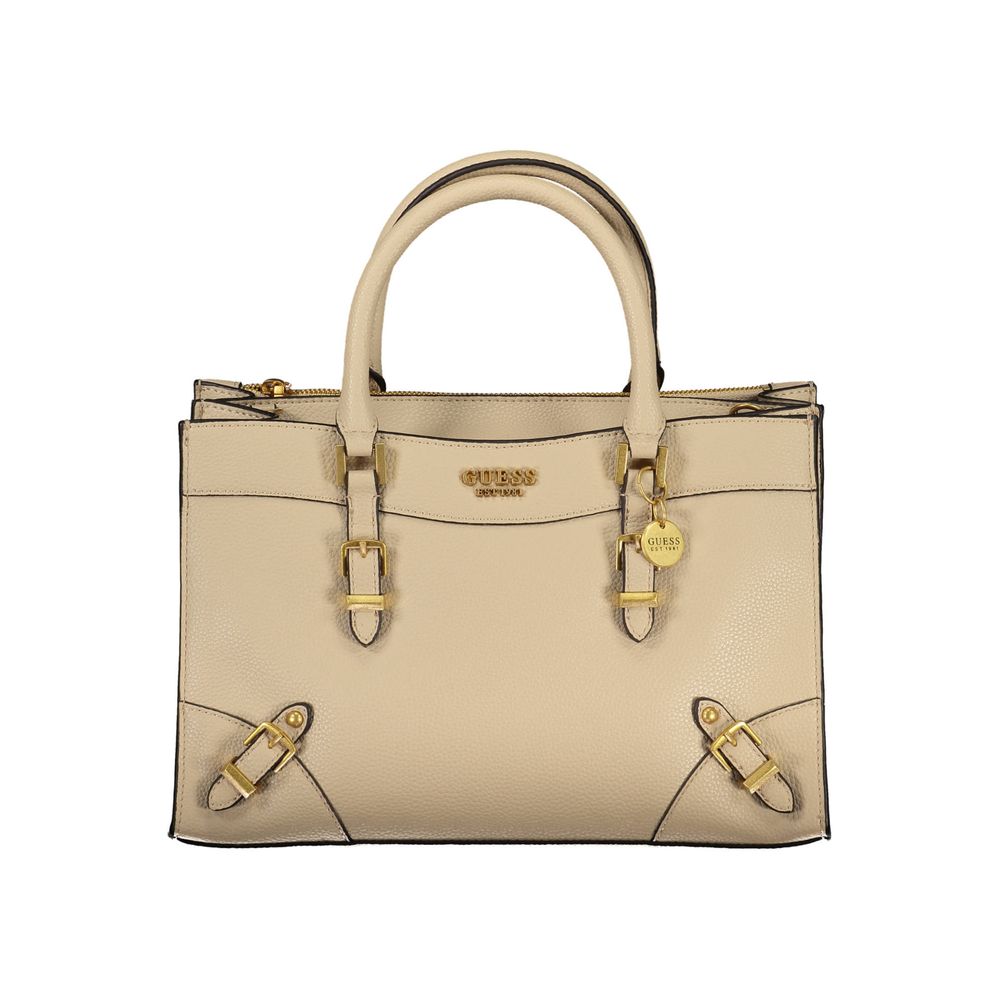 Sac à main Guess Jeans en polyéthylène beige
