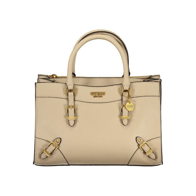 Sac à main Guess Jeans en polyéthylène beige