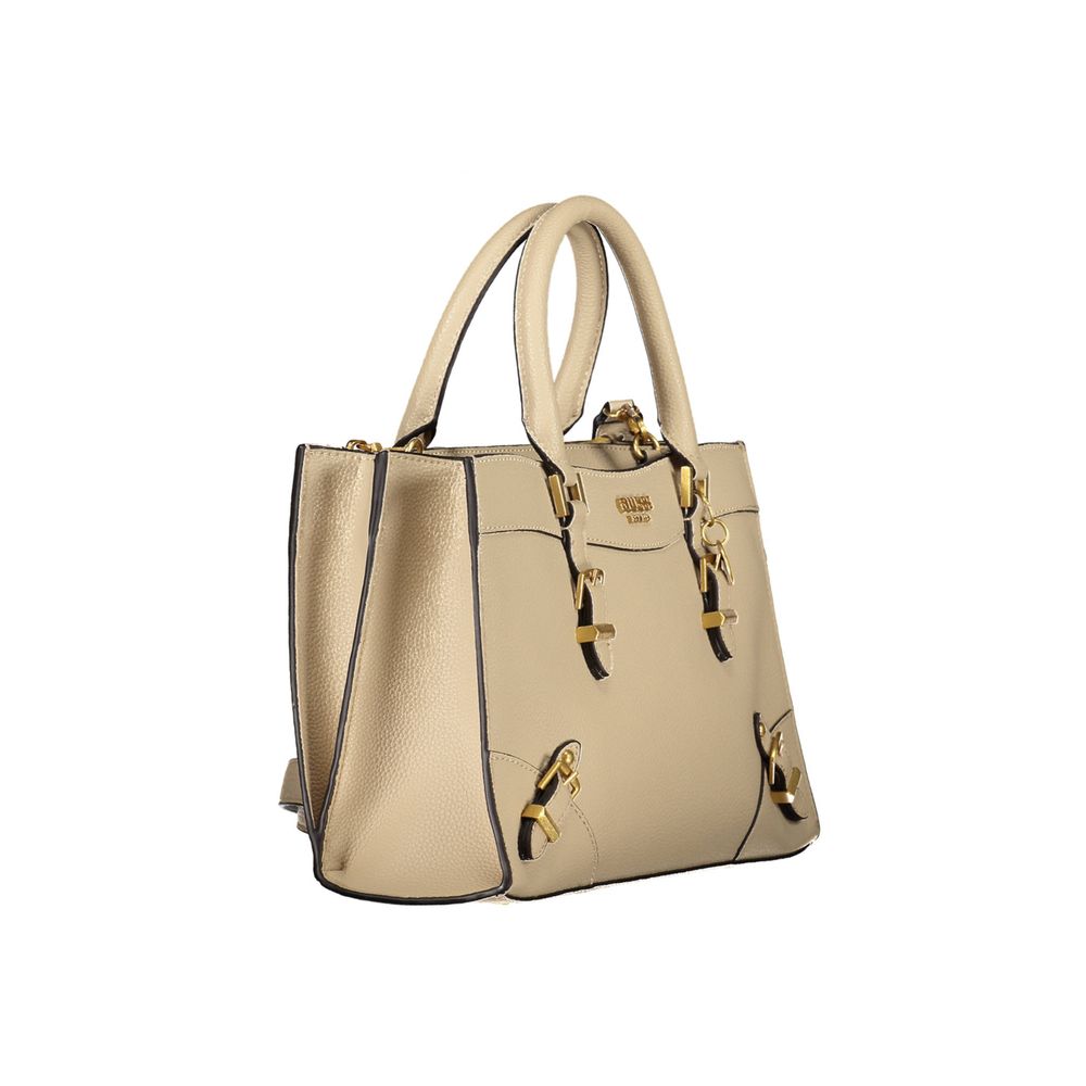 Sac à main Guess Jeans en polyéthylène beige