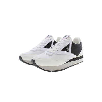 US POLO ASSN. Witte polyester sneaker