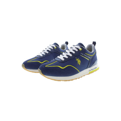 US POLO ASSN. Blauwe polyester sneaker