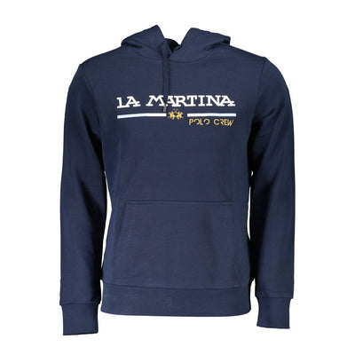 Pull en coton bleu La Martina