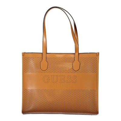 Sac à main Guess Jeans en polyéthylène marron