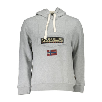 Napapijri Gray Cotton Sweater
