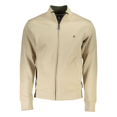 Pull en coton beige US Grand Polo