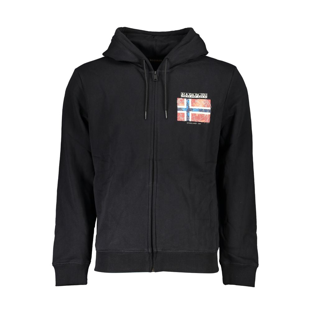 Pull en coton noir Napapijri