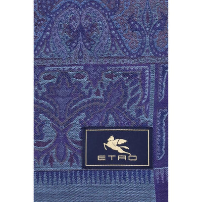 Écharpe jacquard en laine et soie Etro