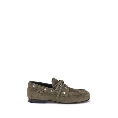 Proenza Schouler suède loafers met plateauzool